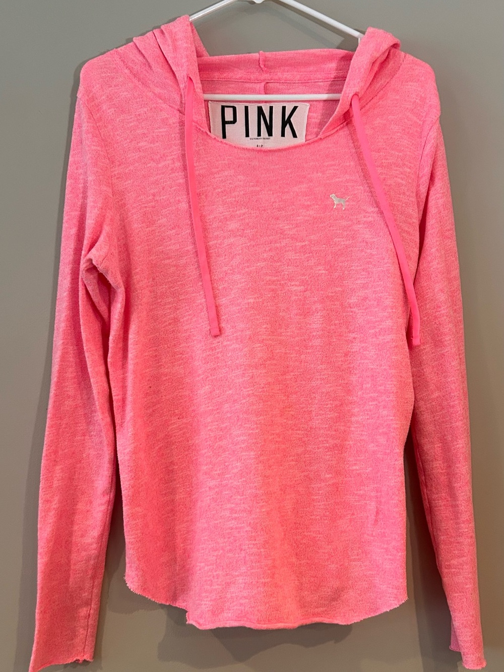 PINK Victoria's Secret Hot Pink Pullover Hoodie